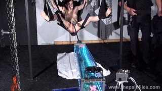 Fucking machine torment of elise graves in hardcore slavery swing submission