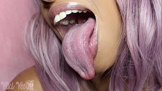Longue lengthy tongue throat fetish sweetmeat full movie