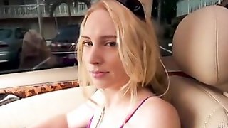 Easygoing blonde chick lets Tyler fuck her for some cash