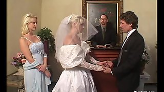 The bride double oral job