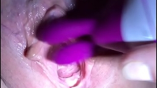 Cumming with a creampie
