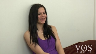 Cute vosamour amateur wife roxanna tells us what is in her fridge! behind the scenes